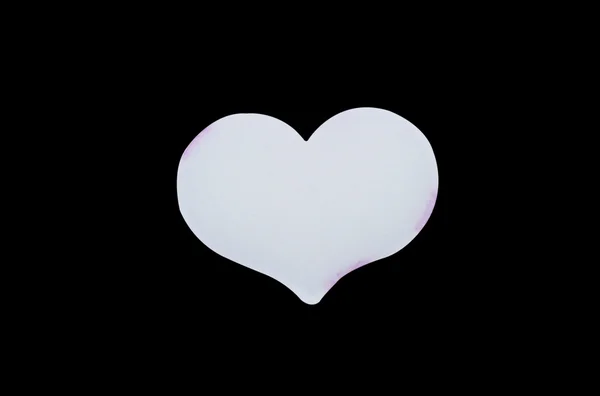 White Heart embroidery — Stock Photo, Image