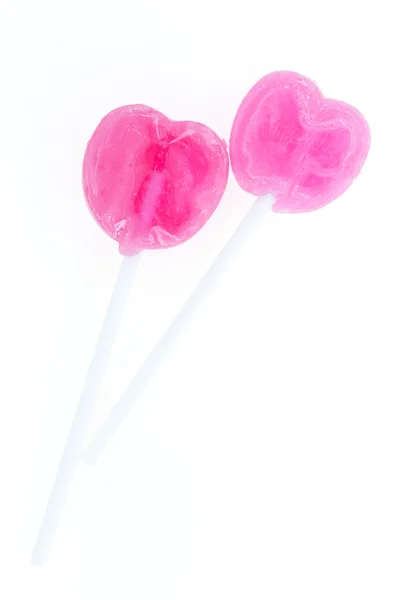 Lollipop hearts Candy — Stock Photo, Image