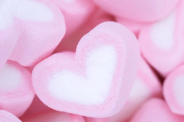 Close-up de marshmallow rosa — Fotografia de Stock