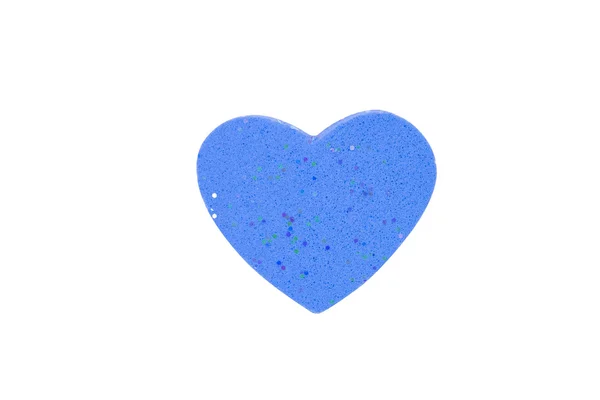 Azul formas del corazón — Foto de Stock