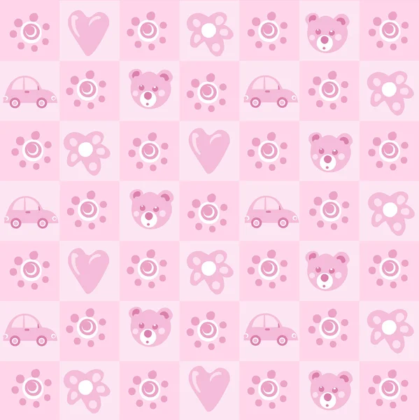 Desen arka plan bebek kız için