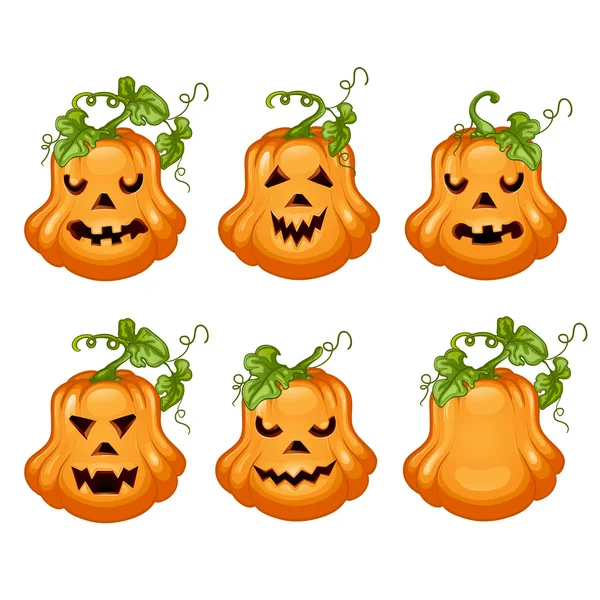 Set de calabazas para Halloween . — Archivo Imágenes Vectoriales