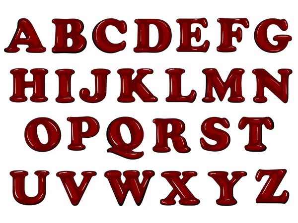 Милые буквы алфавита — стоковый вектор