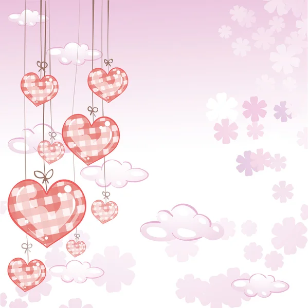 Valentines Day Background. — Stock Vector
