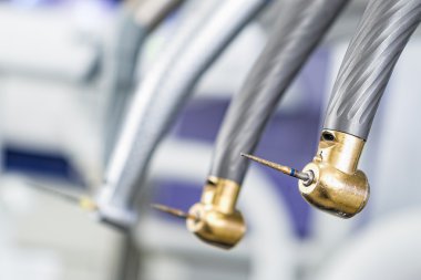 Bir diş mermilerin makro