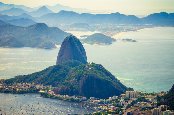 Sugarloaf Mountain in Brazil