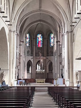 4 Eylül 2025 'te St. Paul Katedrali, Munster, Kuzey Ren Vestfalyası' ndaki ana naf.