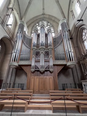 St. Paul Katedrali 'nin ana orgu Munster, Kuzey Ren Vestfalya Almanya