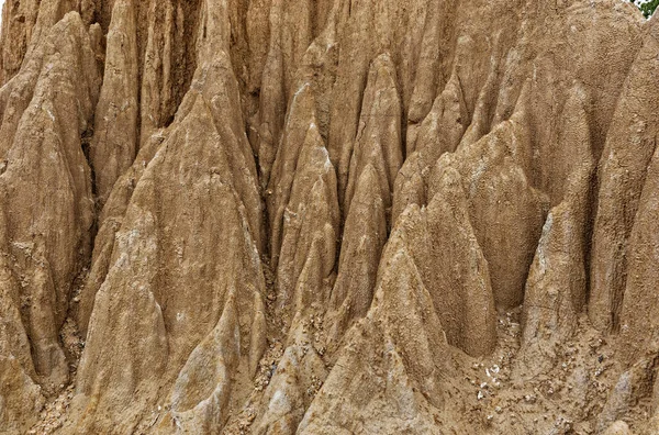 A close up of a rock formation structure monument in Sao Din Na Noi, Nan Thailand — Stock Photo, Image