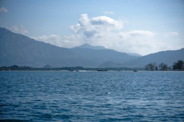 Tayland 'dan uzak bir yerden manzara, Büyük Dağ Manzarası, Okyanus 