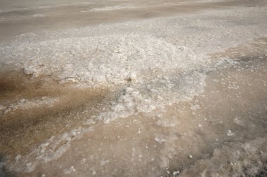 Tuz tarlasından alınan soyut doku