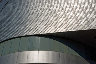 Silom Yolu yakınlarındaki Modern Soyut Mimarlık Binası, Bangkok, Tayland