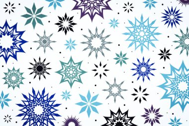 Soyut parlak renkli havai fişekler. Renkli yıldızlar ve kıvılcımlar.