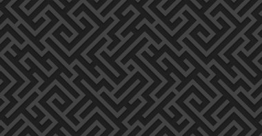 Labirentli geometrik çizim. Labirent.