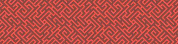 Geometrische Illustration Mit Labyrinth Labyrinth — Stockfoto