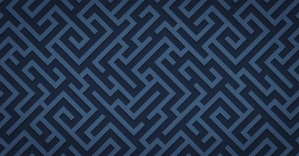 Geometrisk Illustration Med Labyrint Labyrint — Stockfoto