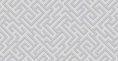 Görüntü efekti arka planı. Labirentli geometrik çizim. Labirent.