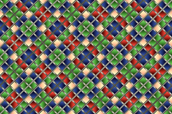 Abstract geometric background of color squares. Multicolored mosaic. Colorful pattern. Gradient square pattern.