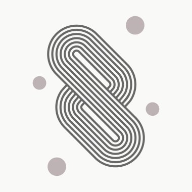 Çizgileri olan soyut modern geometrik arkaplan. Minimalist stil. Denge kavramı. 