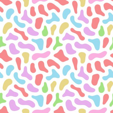 Akışkan pankart. Tasarımınız için soyut leke şekilleri şablonu.