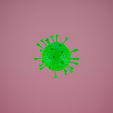 Koronavirüsün 3D canlandırması