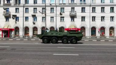 Tula, Rusya-6 Mayıs 2021 Geçit Töreni 9 Mayıs