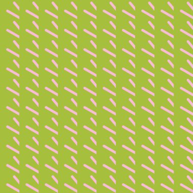 Geometrik şekilli, yeşil ve pembe renkli vektörsüz desen arkaplanı.