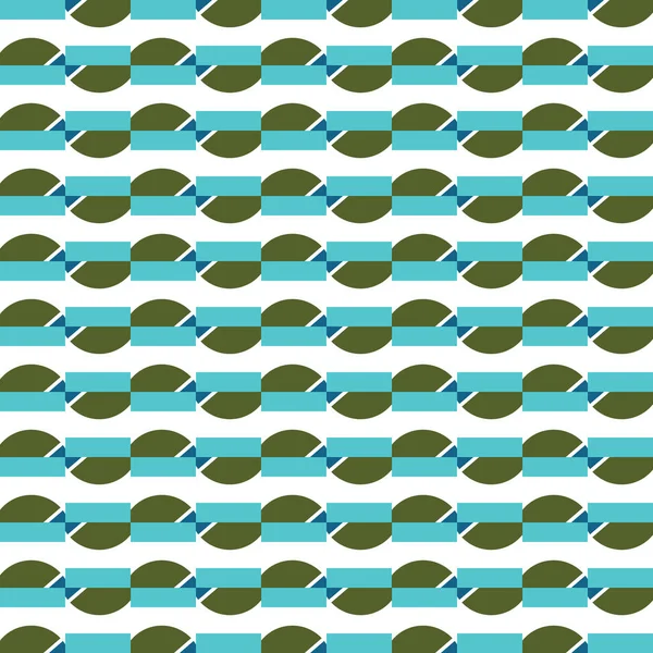 Vektor Nahtlosen Muster Textur Hintergrund Mit Geometrischen Formen Blauen Grünen — Stockvektor
