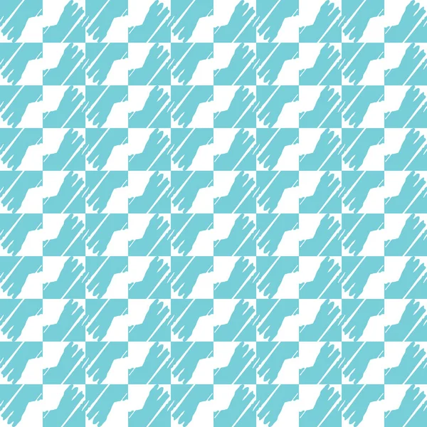 Векторный Бесшовный Текстурный Фон Геометрическими Фигурами Окрашенный Синий Белый Цвета — стоковый вектор