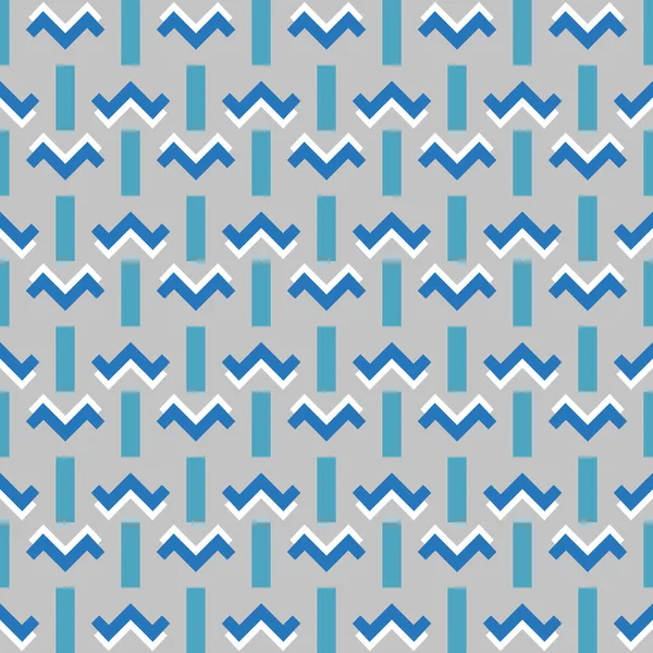 Vektor Nahtlosen Muster Textur Hintergrund Mit Geometrischen Formen Grauen Blauen — Stockvektor