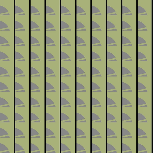 Векторный Бесшовный Текстурный Фон Геометрическими Фигурами Окрашенный Зеленый Серый Черный — стоковый вектор