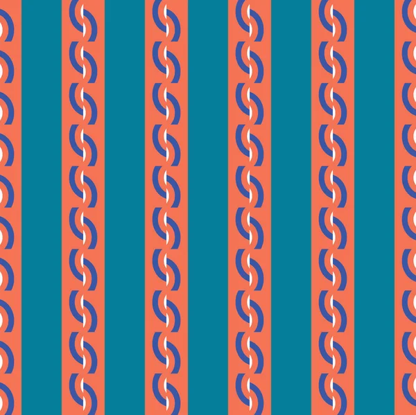 Διάνυσμα Απρόσκοπτη Μοτίβο Υφή Φόντο Γεωμετρικά Σχήματα Χρωματισμένο Μπλε Πορτοκαλί — Διανυσματικό Αρχείο