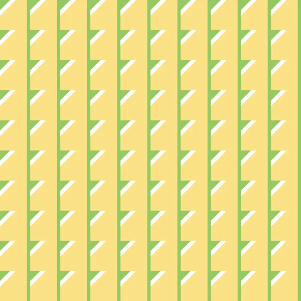 Geometrik Şekilli Sarı Yeşil Beyaz Renklerde Vektörsüz Desen Arkaplanı — Stok Vektör
