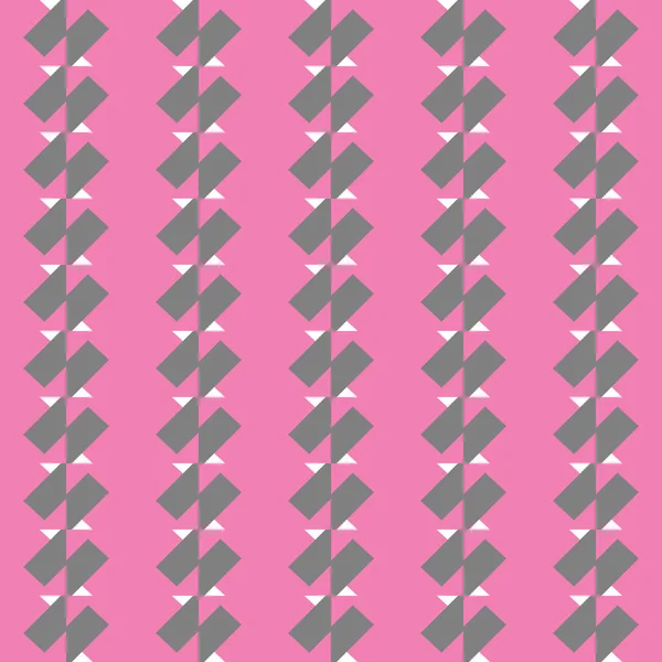 Sfondo Trama Vettoriale Senza Cuciture Con Forme Geometriche Colorate Rosa — Vettoriale Stock