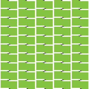 Geometrik şekilli, yeşil, beyaz ve siyah renkli vektörsüz desen arkaplanı.