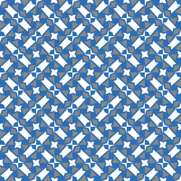 Διάνυσμα Απρόσκοπτη Μοτίβο Υφή Φόντο Γεωμετρικά Σχήματα Χρωματισμένο Μπλε Γκρι — Διανυσματικό Αρχείο