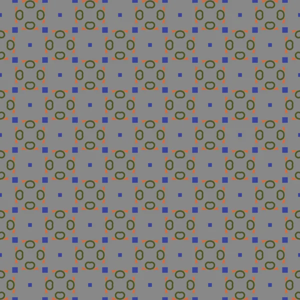 Vector Naadloze Patroon Textuur Achtergrond Met Geometrische Vormen Gekleurd Grijs — Stockvector