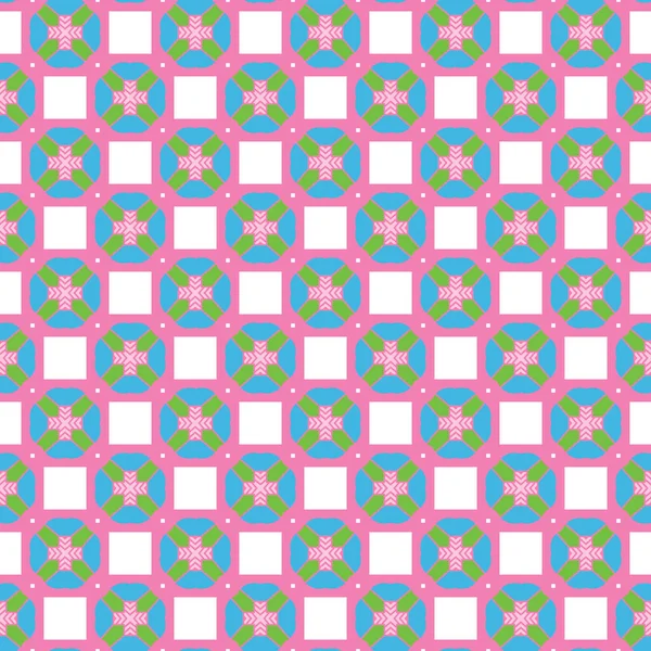 Fondo Textura Patrón Sin Costura Vectorial Con Formas Geométricas Coloreadas — Archivo Imágenes Vectoriales