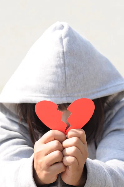 Sad Girl Wishing to Reconcile from Broken Heart — Stock Photo, Image