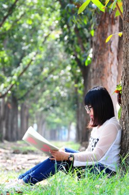 İnek kadın kırmızı kalp defter okuma