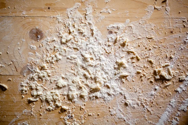 Flour on Pastry Board — Stock Photo, Image