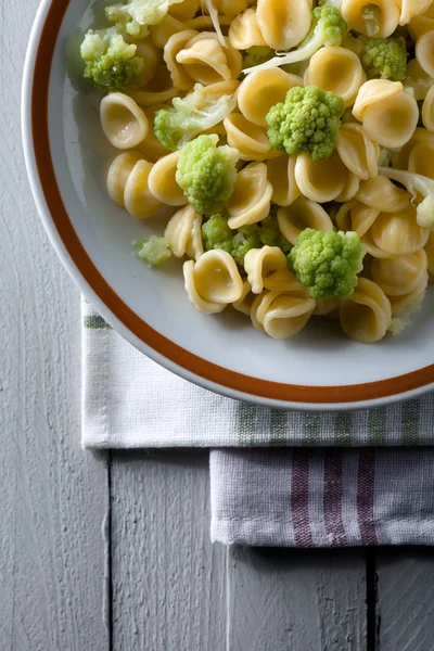 Orecchiette with Cime di Rapa — Stock Photo, Image