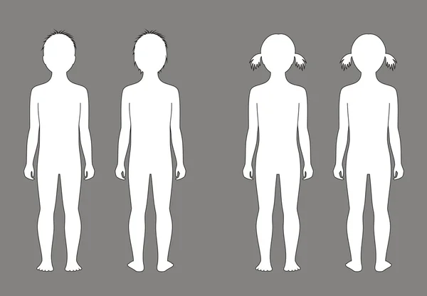 Körper umriss Stockvektoren, lizenzfreie Körper umriss Illustrationen