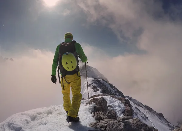 Ορειβασία στο χειμώνα, Wilder Kaiser, Αυστρία — Φωτογραφία Αρχείου