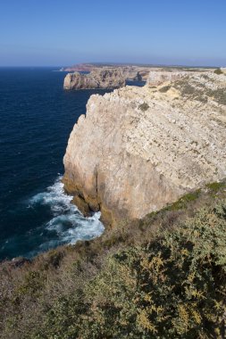 Sahil Sagres, Portekiz Algarve kayalıklardan ile