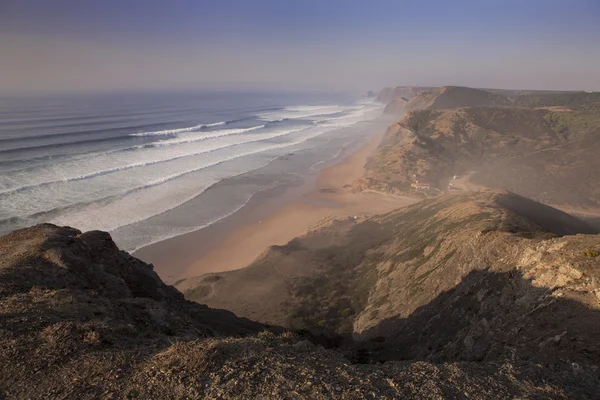 Coast and beach at Sagres at Algarve in Portugal — Stock Photo, Image