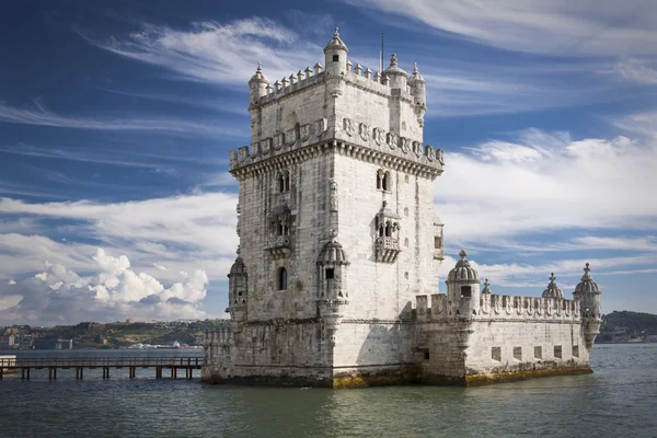 Torre de Belem Lissabon içinde Stok Fotoğraf