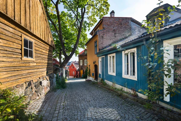 Quartier des artistes Damstredet à Oslo — Photo