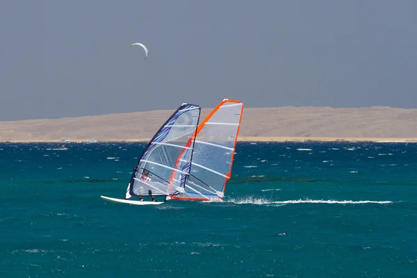 Tandem Windsurf em Aegypten — Fotografia de Stock