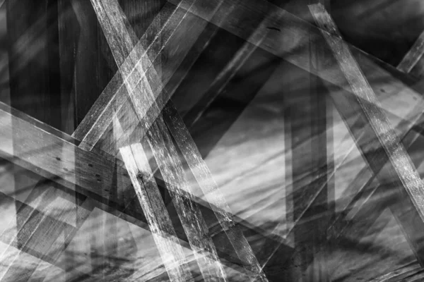 Абстрактный Черно Белый Фон Геометрическим Рисунком Лицензионные Стоковые Фото